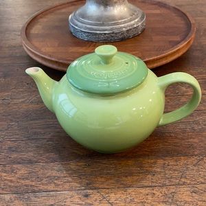 Le Creuset Stoneware Traditional Teapot, 1.4 qt., Marseille, green small tea pot